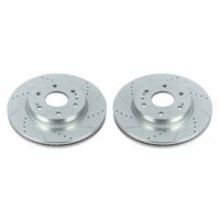 Power Stop 19-20 Chevrolet Silverado 1500 Front Evolution Drilled & Slotted Rotors - Pair