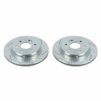 Power Stop 19-20 Chevrolet Silverado 1500 Rear Evolution Drilled & Slotted Rotors - Pair