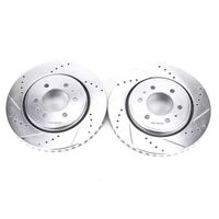 Power Stop 07-19 Ford Expedition Front Evolution Drilled & Slotted Rotors - Pair