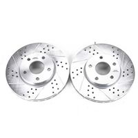 Power Stop 14-18 Ford C-Max Front Evolution Drilled & Slotted Rotors - Pair