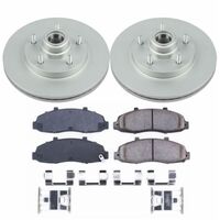 Power Stop 97-00 Ford F-150 Front Z17 Evolution Geomet Coated Brake Kit