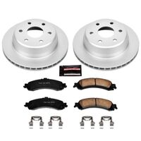 Power Stop 02-06 Cadillac Escalade Rear Z17 Evolution Geomet Coated Brake Kit