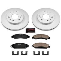 Power Stop 07-08 Cadillac Escalade Front Z17 Evolution Geomet Coated Brake Kit