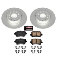 Power Stop 06-09 Audi A3 Rear Z23 Evolution Sport Coated Brake Kit