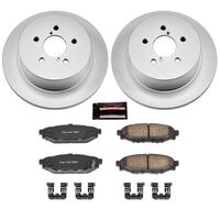 Power Stop 05-09 Subaru Legacy Rear Z17 Evolution Geomet Coated Brake Kit