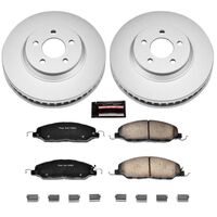 Power Stop 11-14 Ford Mustang Front Z17 Evolution Geomet Coated Brake Kit