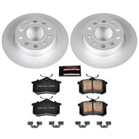 Power Stop 10-13 Audi A3 Rear Z23 Evolution Sport Coated Brake Kit