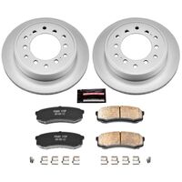 Power Stop 10-19 Lexus GX460 Rear Z17 Evolution Geomet Coated Brake Kit