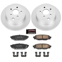 Power Stop 16-18 Subaru Crosstrek Rear Z17 Evolution Geomet Coated Brake Kit