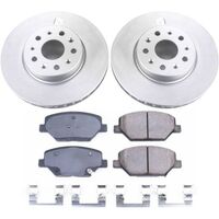 Power Stop 16-19 Chevrolet Camaro Front Z17 Evolution Geomet Coated Brake Kit