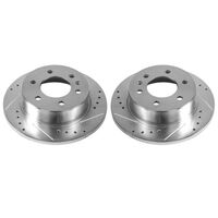 Power Stop 07-09 Dodge Sprinter 2500 Rear Evolution Drilled & Slotted Rotors - Pair