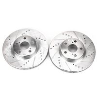 Power Stop 09-10 Pontiac Vibe Front Evolution Drilled & Slotted Rotors - Pair