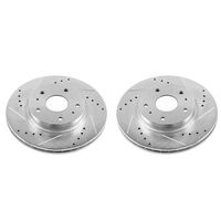 Power Stop 07-13 Suzuki SX4 Front Evolution Drilled & Slotted Rotors - Pair