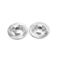 Power Stop 12-15 Scion iQ Front Evolution Drilled & Slotted Rotors - Pair