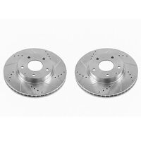 Power Stop 14-16 Mazda 3 Front Evolution Drilled & Slotted Rotors - Pair