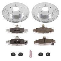 Power Stop 93-97 Chevrolet Camaro Rear Z26 Street Warrior Brake Kit