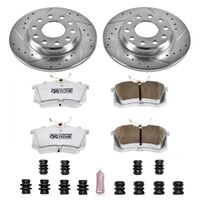 Power Stop 02-05 Audi A4 Rear Z26 Street Warrior Brake Kit