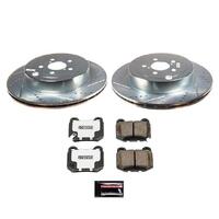 Power Stop 17-20 Subaru BRZ Rear Z26 Street Warrior Brake Kit