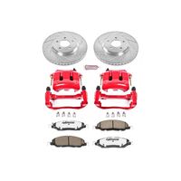 Power Stop 11-14 Ford Mustang Front Z26 Street Warrior Brake Kit w/Calipers