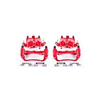 Power Stop 05-18 Nissan Frontier Front Red Calipers w/Brackets - Pair