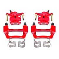 Power Stop 09-13 Subaru Forester Rear Red Calipers w/Brackets - Pair