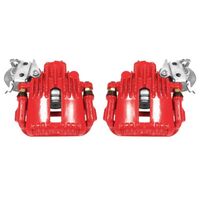 Power Stop 93-97 Chevrolet Camaro Rear Red Calipers w/Brackets - Pair