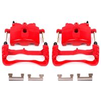 Power Stop 00-04 Cadillac DeVille Front Red Calipers w/Brackets - Pair