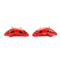 Power Stop 00-02 Dodge Ram 2500 Front Red Calipers w/Brackets - Pair