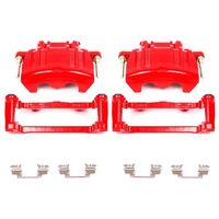 Power Stop 05-11 Chrysler 300 Front Red Calipers w/Brackets - Pair