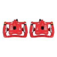 Power Stop 06-10 Hummer H3 Rear Red Calipers w/Brackets - Pair