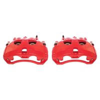 Power Stop 09-10 Dodge Ram 2500 Front Red Calipers w/Brackets - Pair