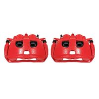 Power Stop 09-10 Dodge Ram 2500 Rear Red Calipers w/Brackets - Pair