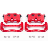 Power Stop 12-19 Ford F-150 Front Red Calipers w/Brackets - Pair