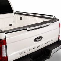 Putco 17-20 Ford SuperDuty - Black Platinum Upper Tailgate Accent - 2pcs