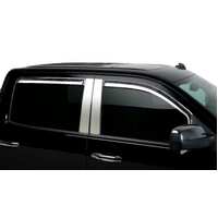 Putco 2021 Ford F-150 Super Crew Element Chrome Window Visors (Set of 4)