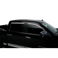 Putco 09-18 Ram 1500 - Crew Cab (Set of 4) Excl Rebel Model Element Chrome Window Visors