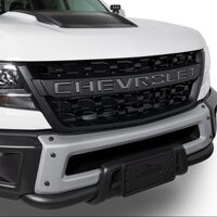 Putco 19-20 Chevy Colorado - Grille Letters - Black Platinum Chevrolet Letters