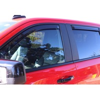 Putco 14-14 Chevrolet Silverado HD - Ext Cab (Set of 4) Element Tinted Window Visors