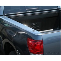 Putco 07-13 Toyota Tundra - CrewMax - 5.5ft Bed Stainless Steel Skins (Holes)