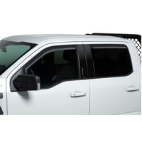 Putco 2021 Ford F-150 - Super Crew/Super Cab/Reg Cab Element Matte Black Window Visors (Front Only)