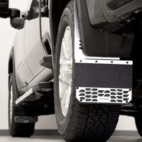 Putco 2020 Chevy Silv/Sierra HD - (Front/Rear) - Set of 2 Mud Skins - Polished SS w/ Hex Shield