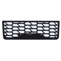 Putco 17-19 Ford SuperDuty - Hex Shield - Black Powder Coated Bumper Grille Inserts