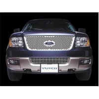 Putco 99-03 Ford F-150 (Bar Grille) w/ Logo CutOut Punch Stainless Steel Grilles