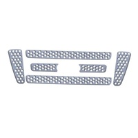 Putco 04-08 Ford F-150 (Bar Grille) w/ Logo CutOut (6-pcs / Does not Cover Bumper) Punch SS Grilles