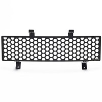 Putco 11-16 Ford SuperDuty - Stainless Steel Black Punch Design Bumper Grille Inserts