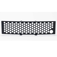 Putco 11-14 Ford F-150 - EcoBoost Bumper Grille Inserts - Black SS Punch w/ Heater Plug Opening