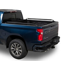 Putco 15-19 Chevy Silv HD 8ft Bed (Does not Fit Dually Bed) Locker Side Rails - Black Powder Coated