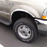 Putco 99-07 Ford SuperDuty Pickup - Full Stainless Steel Fender Trim