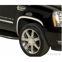 Putco 07-14 Cadillac Escalade ESV - Full Stainless Steel Fender Trim