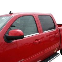 Putco 14-14 Chevrolet Silverado HD - Crew Cab - Stainless Steel Window Trim Accents